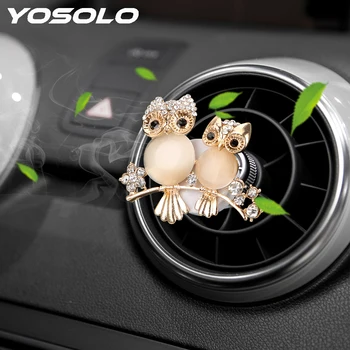 YOSOLO Diamond Owl Car Air Freshener Auto Outlet Perfume Vent Solid Fragrance Diffuser Car-styling
YOSOLO Diamond Owl Car Air Freshener Auto Outlet Perfume Vent Solid Fragrance Diffuser Car-styling