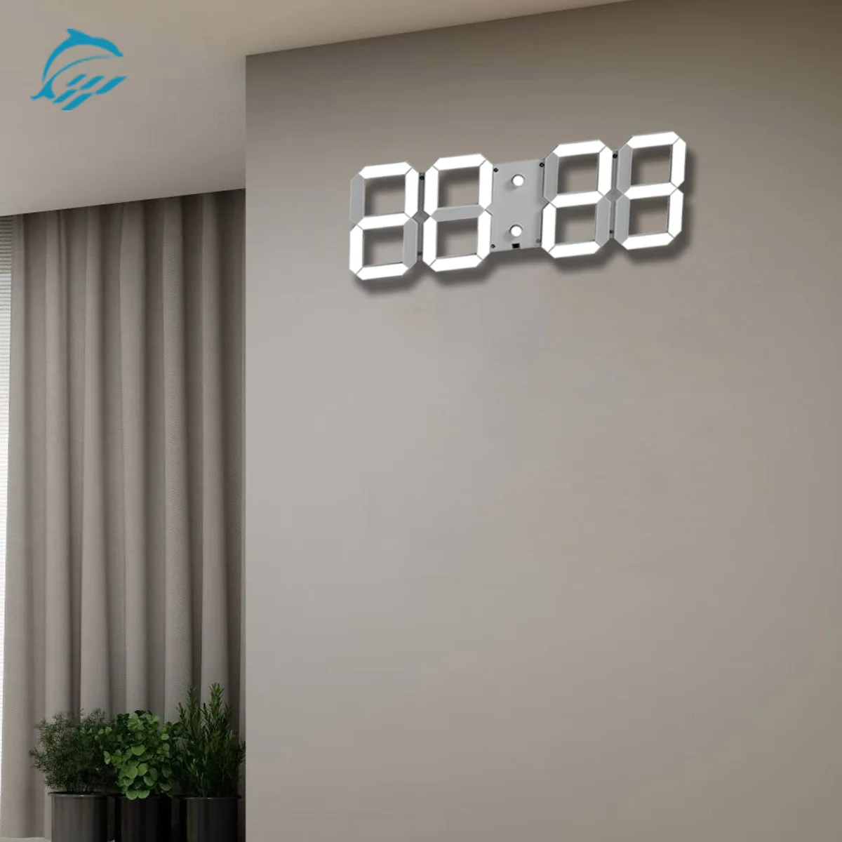 Led Digital Led Automatic Wall Clock Electronic Modern Design Minimalist Wall Clock Display Kitchen Zegar Home Decoration JJ13
Led Digital Led Automatic Wall Clock Electronic Modern Design Minimalist Wall Clock Display Kitchen Zegar Home Decoration JJ13