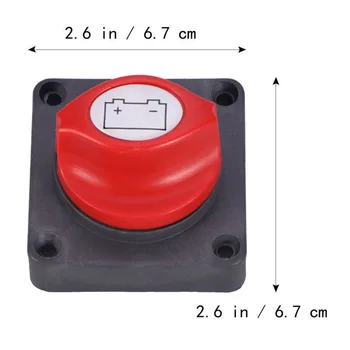 Metal & Plastic Disconnect Professional Switch For Marine Boat Car Vehicle 6.7*6.7cm Isolator Hot Sale
Metal & Plastic Disconnect Professional Switch For Marine Boat Car Vehicle 6.7*6.7cm Isolator Hot Sale