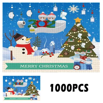 1000pcs Hot New Christmas Puzzle Toy For Kids Children Cartoon Santa Jigsaw Baby Educational Toy Kids Christmas Gift
1000pcs Hot New Christmas Puzzle Toy For Kids Children Cartoon Santa Jigsaw Baby Educational Toy Kids Christmas Gift
