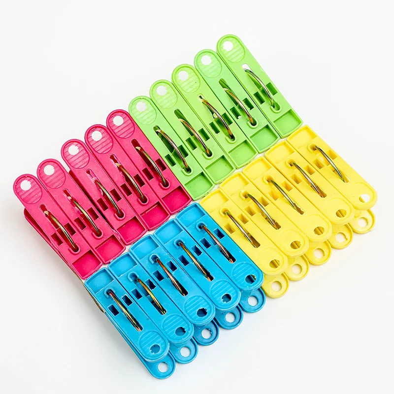 Plastic Clothespins Clothes Pegs Laundry Hanging Pin Clip Household Clothespins Socks Underwear Drying Rack Holder 20pcs/pack
Plastic Clothespins Clothes Pegs Laundry Hanging Pin Clip Household Clothespins Socks Underwear Drying Rack Holder 20pcs/pack
