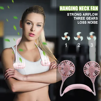Hanging Neck Hands-free Neck Band Hands-Free Hanging USB Rechargeable Dual Fan Mini Air Cooler Summer Portable 2000mA Sarmocare
Hanging Neck Hands-free Neck Band Hands-Free Hanging USB Rechargeable Dual Fan Mini Air Cooler Summer Portable 2000mA Sarmocare