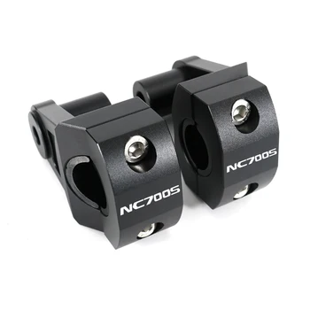 

7/8" 22mm Handlebars Mount Clamps Risers For HONDA NC700S 2012-2013 CNC Motorcycle Dirt Bike Pivoting Handlebar Riser