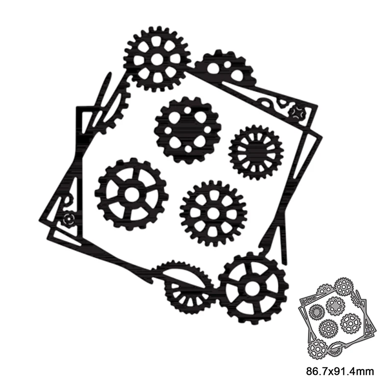 Frames Gearwheel Cards Metal Cutting Dies For DIY Scrapbook Cutting Die Paper Cards Embossed Decorative Craft 2021 New
Frames Gearwheel Cards Metal Cutting Dies For DIY Scrapbook Cutting Die Paper Cards Embossed Decorative Craft 2021 New