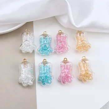 DIY handmade accessories new product sage germ tie cat claw glass wish bottle pendant bag key buckle material 
DIY handmade accessories new product sage germ tie cat claw glass wish bottle pendant bag key buckle material