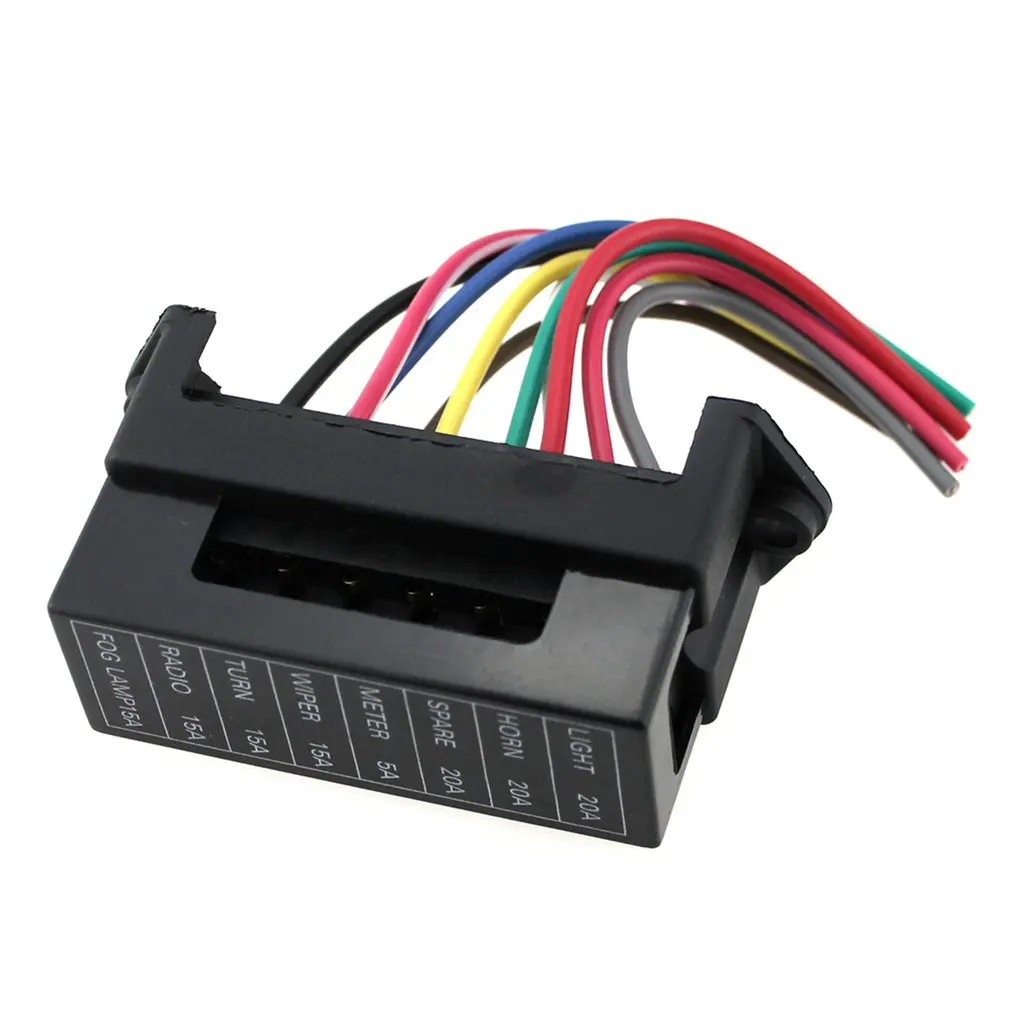 Eight Way Circuit Car Boat Bus Trailers ATC ATO Blade Fuse Box Block 2-Input Wire Automobile Electric Devices Block Holder
Eight Way Circuit Car Boat Bus Trailers ATC ATO Blade Fuse Box Block 2-Input Wire Automobile Electric Devices Block Holder