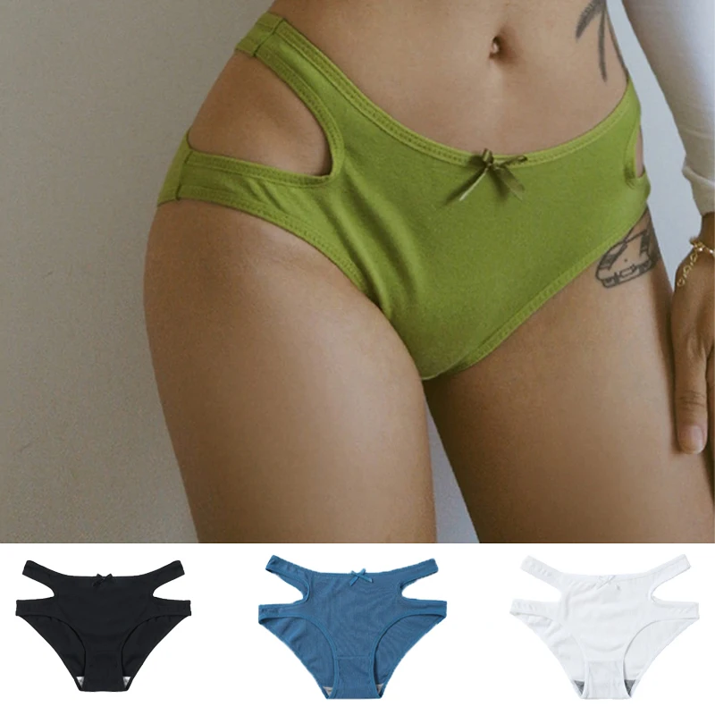 Girly Cotton Underwear High-fork Hollow Panties Feminine Sense Simple Hollow Straps Hot Briefs Mid-waist Women's Lingerie
Girly Cotton Underwear High-fork Hollow Panties Feminine Sense Simple Hollow Straps Hot Briefs Mid-waist Women's Lingerie