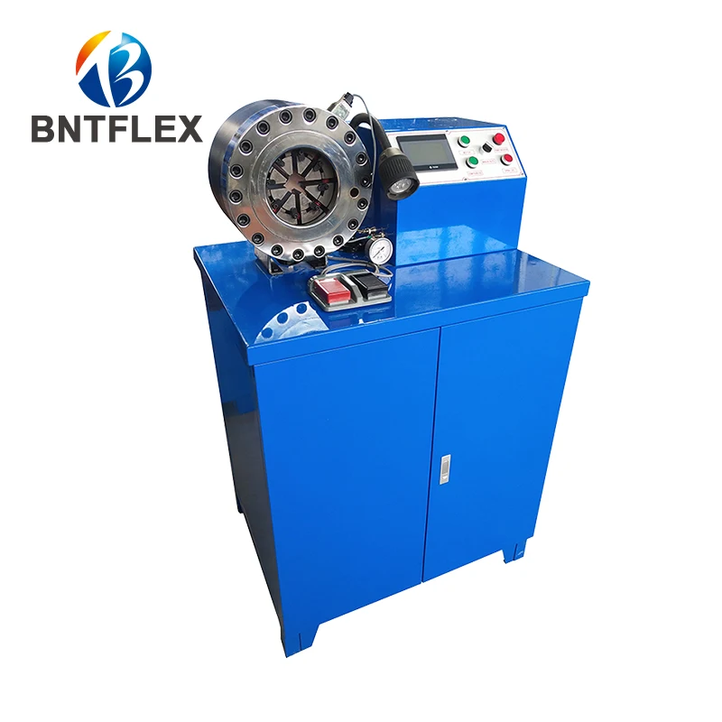 Newest product 2020 computer type BNT50S hydraulic hose crimping pressing machine with Cam and 10 sets of dies
Newest product 2020 computer type BNT50S hydraulic hose crimping pressing machine with Cam and 10 sets of dies