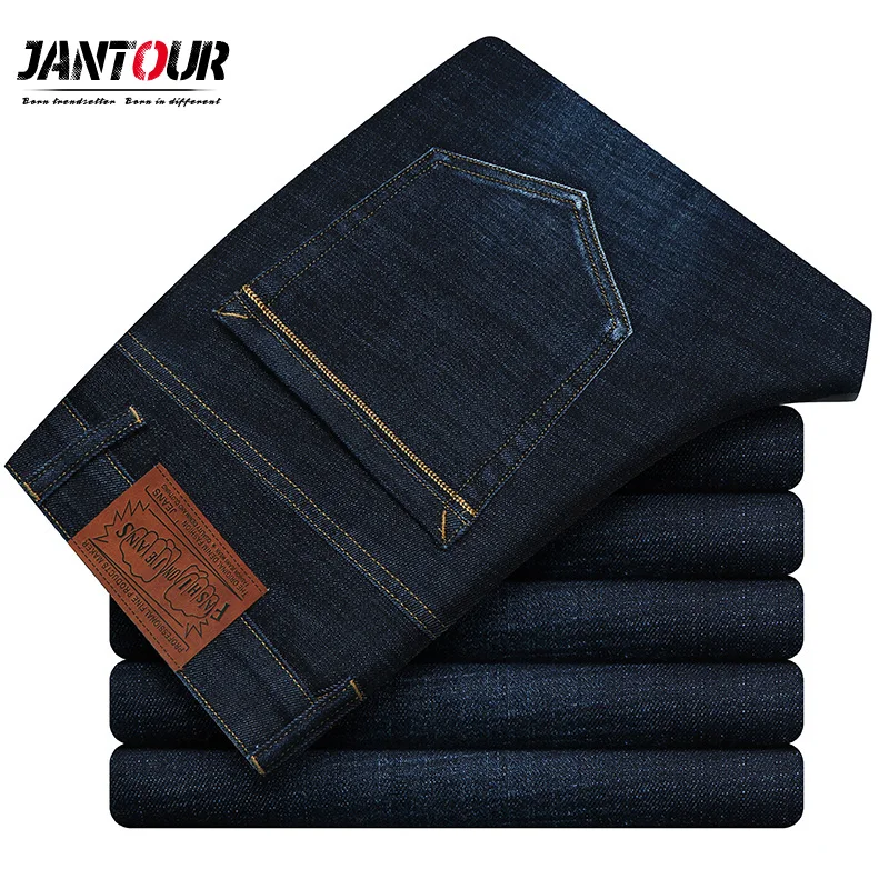 Jantour Brand Jeans Men Cotton Winter thick Jean Casual Straight Business Soft High Quality blue Black Work Pants Plus Size 40
Jantour Brand Jeans Men Cotton Winter thick Jean Casual Straight Business Soft High Quality blue Black Work Pants Plus Size 40