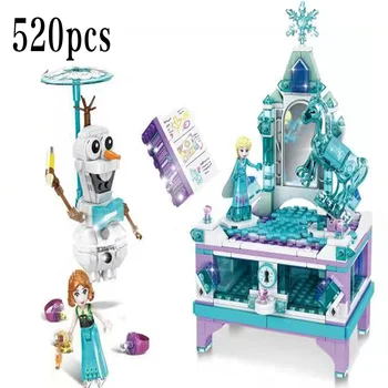 Elsa Jewellery Box Princess Castle Girl Set Christmas Gifts Fit Lepining Frozeninglys 2 Friends MOC Toys
Elsa Jewellery Box Princess Castle Girl Set Christmas Gifts Fit Lepining Frozeninglys 2 Friends MOC Toys