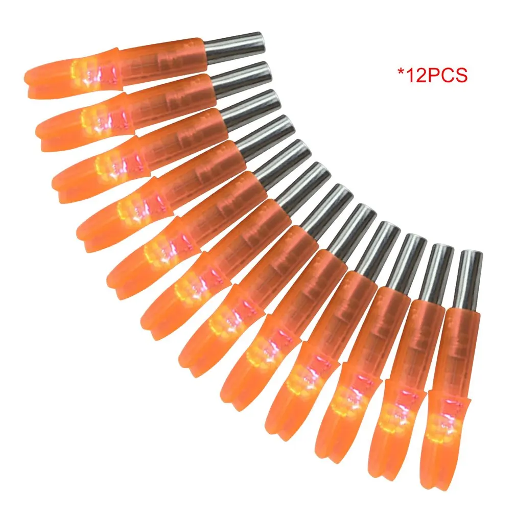 12PCS/SET Super Bright LED Luminous Arrow Nock Tail Outdoor Hunting Shooting Archery Arrow Bow Dual Tail Inside Light Wholesale
12PCS/SET Super Bright LED Luminous Arrow Nock Tail Outdoor Hunting Shooting Archery Arrow Bow Dual Tail Inside Light Wholesale