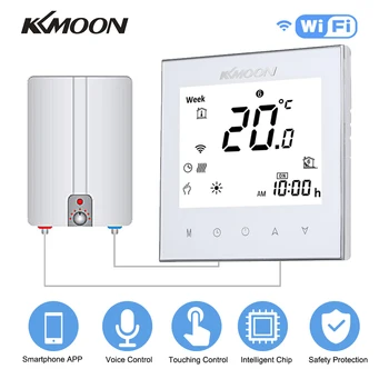 KKmoon Professional Digital Water/Gas Boiler Heating Thermostat with WiFi Connection & Voice Control Room Temperature Controller
KKmoon Professional Digital Water/Gas Boiler Heating Thermostat with WiFi Connection & Voice Control Room Temperature Controller