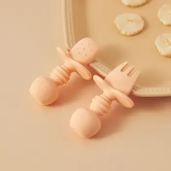 Baby Feeding Spoon Fork Set Soft Silicone Feeding Flatware Set Safe Training Spoon For Baby Girls Boys
Baby Feeding Spoon Fork Set Soft Silicone Feeding Flatware Set Safe Training Spoon For Baby Girls Boys