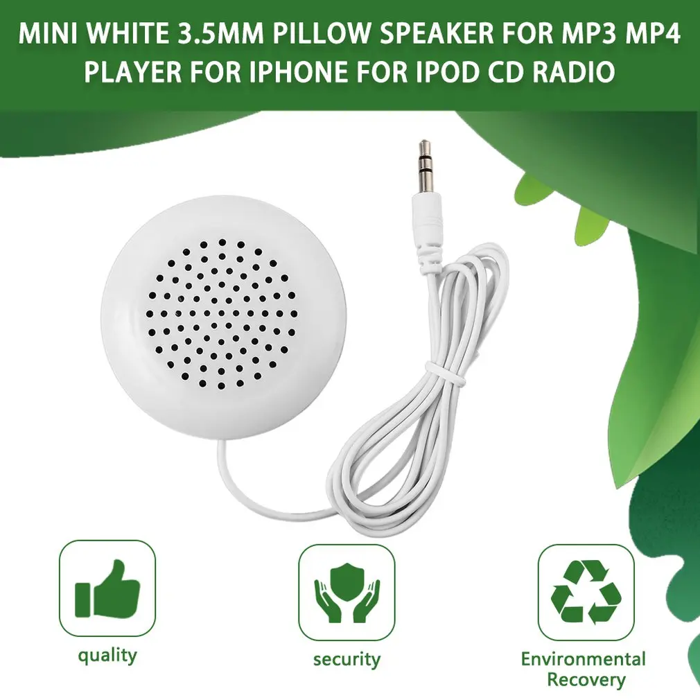 Portable 3.5mm Dual Speakers Music Pillow Mini Speaker Loudspeaker For MP3 MP4 PC Computer Laptop Mobile Phones | Дом и сад