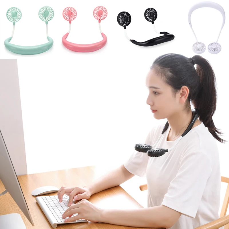 New Lazy Sports Hanging Neck Fan Mini USB Small Electric Fan Outdoor Convenient Charging Fan dfdf
New Lazy Sports Hanging Neck Fan Mini USB Small Electric Fan Outdoor Convenient Charging Fan dfdf