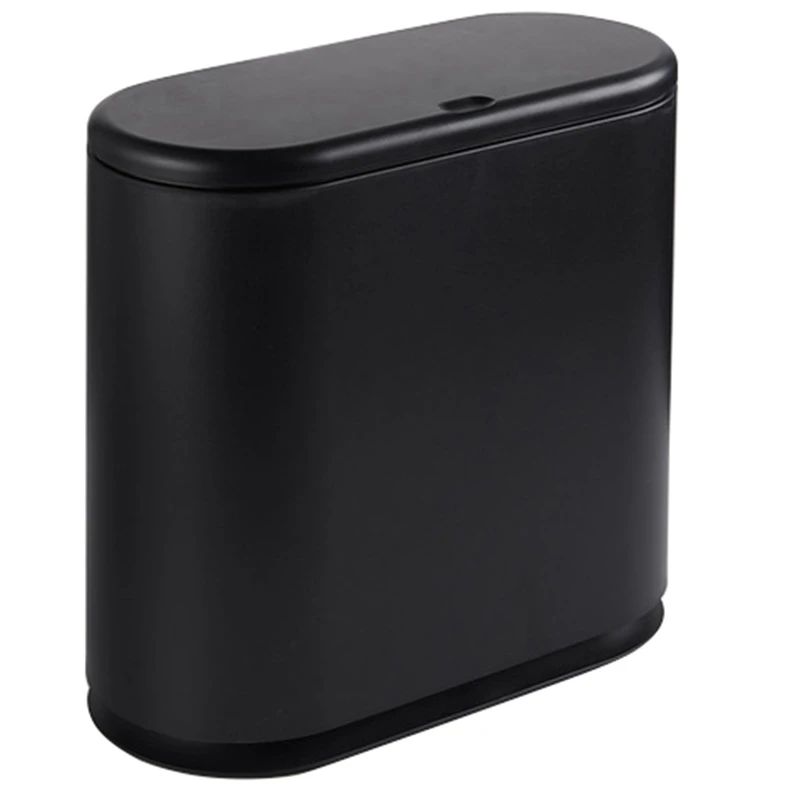 Hot XD-Trash Cans For The Kitchen Bathroom Wc Garbage Classification Rubbish Bin Dustbin Bucket Press-Type Waste Bin Black
Hot XD-Trash Cans For The Kitchen Bathroom Wc Garbage Classification Rubbish Bin Dustbin Bucket Press-Type Waste Bin Black