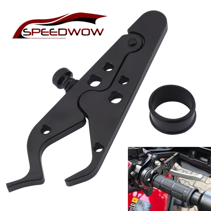 SPEEDWOW Aluminum Motorcycle Throttle Lock Cruise Control Clamp Universal Scooter Hand Grips Assist Parts For Honda Steed Shadow
SPEEDWOW Aluminum Motorcycle Throttle Lock Cruise Control Clamp Universal Scooter Hand Grips Assist Parts For Honda Steed Shadow
