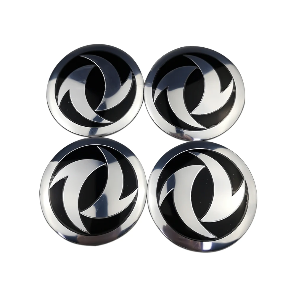 

4PCS 56mm Sticker For Dongfeng Logo Car Wheel Center Hub Cap Emblem Badge Decal Auto Accessories Durable Waterproof Decoration