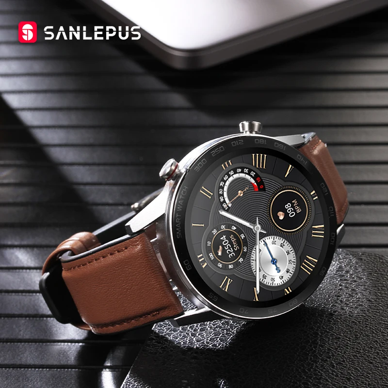 2020 Смарт часы SANLEPUS ECG с Bluetooth вызовом умные для мужчин и женщин спортивные фитнес