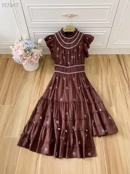 Sexy Bohemian Embroidery Empire Midi Dress Women Fashion Autumn Sleeveless Runway Asymmetric Dress 2020 New
Sexy Bohemian Embroidery Empire Midi Dress Women Fashion Autumn Sleeveless Runway Asymmetric Dress 2020 New