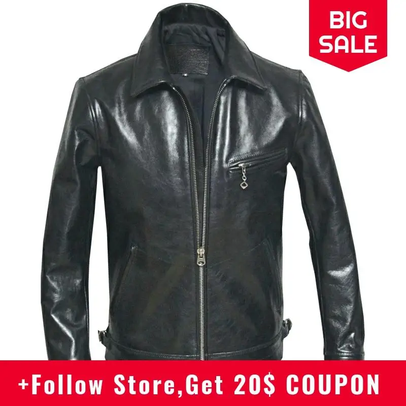 2020 Black Biker Style Genuine Leather Jacket Men Plus Size 3XL Real Cowhide Autumn Slim Fit Motorcycle Leather Coat
2020 Black Biker Style Genuine Leather Jacket Men Plus Size 3XL Real Cowhide Autumn Slim Fit Motorcycle Leather Coat