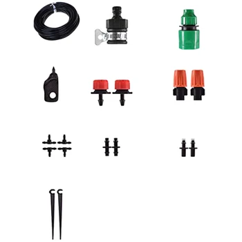 25M Automatic Mini Drip Irrigation System Garden Irrigation Spray Automatic Watering Kit over Adjustable Dripper
25M Automatic Mini Drip Irrigation System Garden Irrigation Spray Automatic Watering Kit over Adjustable Dripper