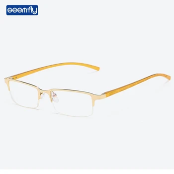 Seemfly Blue Film Flat Lens Glasses Metal Half Frame Business Men Computer Goggles Optical Eyeglasses Plain Spectacles Unisex
Seemfly Blue Film Flat Lens Glasses Metal Half Frame Business Men Computer Goggles Optical Eyeglasses Plain Spectacles Unisex