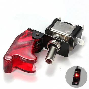 1PCS 12V 20A Toggle Switch Car Auto Cover LED Light SPST Toggle Rocker Switch Control On/Off Durable Red Color for Racing Car
1PCS 12V 20A Toggle Switch Car Auto Cover LED Light SPST Toggle Rocker Switch Control On/Off Durable Red Color for Racing Car
