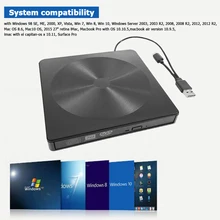External CD Drive USB 3.0 USB Type C Portable Optical Drive CD DVD ROM Rewriter Burner Writer for Windows Mac OS Laptop Desktop External CD Drive USB 3.0 USB Type C Portable Optical Drive CD DVD ROM Rewriter Burner Writer for Windows Mac OS Laptop Desktop