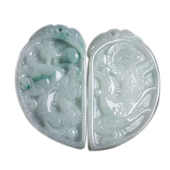 2 IN 1 Hand carving Jade stones Dragon and Phoenix Decoration Natural Emerald quartz crystals Burma Jade Jewelry pendant
2 IN 1 Hand carving Jade stones Dragon and Phoenix Decoration Natural Emerald quartz crystals Burma Jade Jewelry pendant