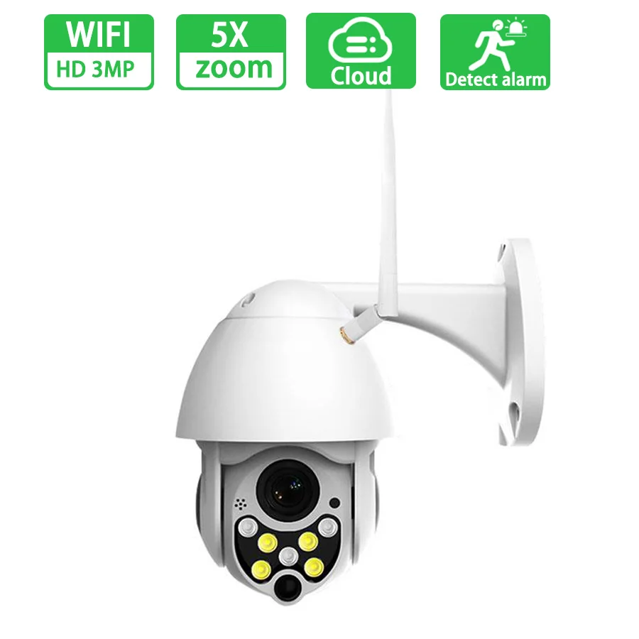 3MP 5X PTZ Cloud IP Camera 1080P HD Wireless Wifi Auto-Tracking Home Security Camera Waterproof CCTV Surveillance Night Vision
3MP 5X PTZ Cloud IP Camera 1080P HD Wireless Wifi Auto-Tracking Home Security Camera Waterproof CCTV Surveillance Night Vision