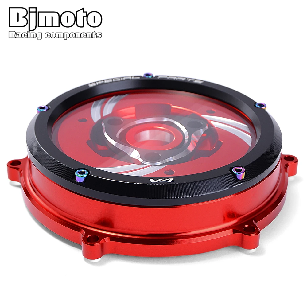 For Ducati Panigale V4 V4S Panigale V4 Speciale Moto Accessories CNC Racing Clear Clutch Cover & Spring Retainer R perfect kits
For Ducati Panigale V4 V4S Panigale V4 Speciale Moto Accessories CNC Racing Clear Clutch Cover & Spring Retainer R perfect kits