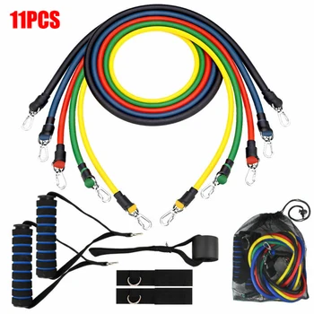 11 Pcs Fitness Resistance Bands Set Pull Rope Set For Fitness Strength Training Protable Weight Loss Universal
11 Pcs Fitness Resistance Bands Set Pull Rope Set For Fitness Strength Training Protable Weight Loss Universal