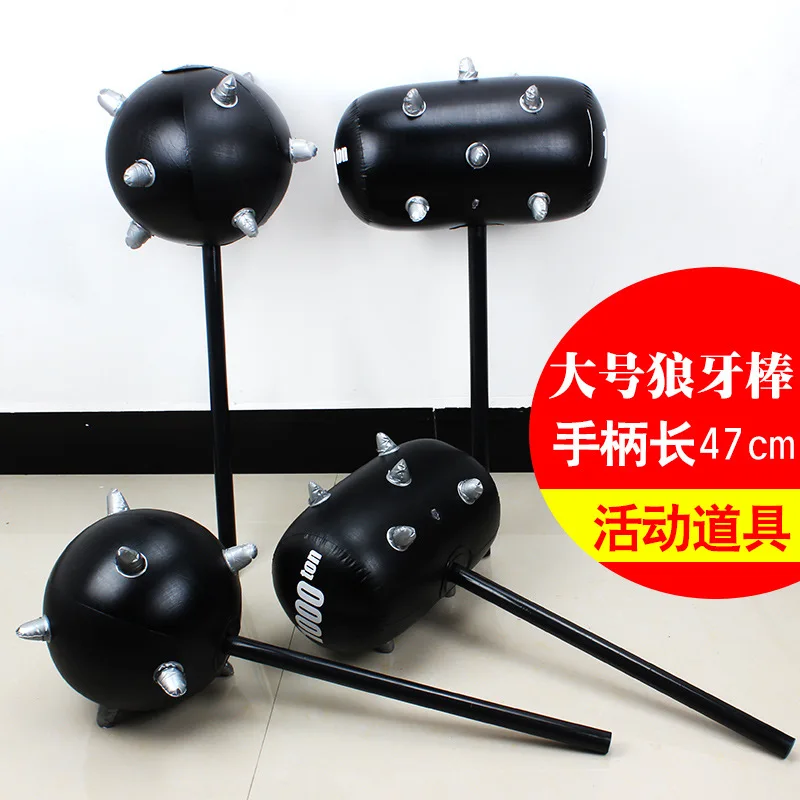 PVC Stall Hot Selling Inflatable Toy Spike qian dun chui Sub-Meteor Hammer Children Activity Props
PVC Stall Hot Selling Inflatable Toy Spike qian dun chui Sub-Meteor Hammer Children Activity Props