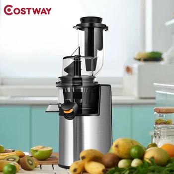 COSTWAY Slow Masticating Juicer Cold Press Juicer Extractor Quiet Operation Function Feed Chute Double Outlets Juicer For Home
COSTWAY Slow Masticating Juicer Cold Press Juicer Extractor Quiet Operation Function Feed Chute Double Outlets Juicer For Home
