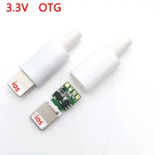 1set IOS Male Plug Connector Welding 3.3V OTG line interface lightning USBFor Electronic organ radio U Disk DIY Earphone adapter
1set IOS Male Plug Connector Welding 3.3V OTG line interface lightning USBFor Electronic organ radio U Disk DIY Earphone adapter