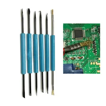 6pcs/set Solder Assist Precision Electronic Components Welding Grinding Cleaning Repair Tool Kit Assembly Work Hand Tool
6pcs/set Solder Assist Precision Electronic Components Welding Grinding Cleaning Repair Tool Kit Assembly Work Hand Tool