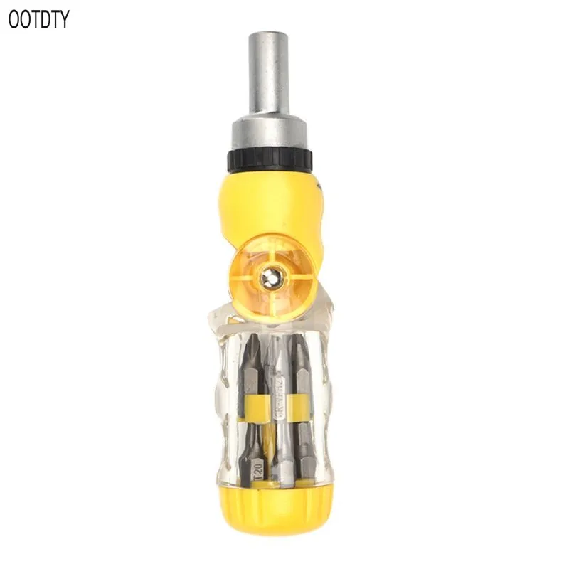 OOTDTY Ratchet Screwdriver with 12pcs Bits Set Precision Foldable Phone Computer Camera Repair Tools
OOTDTY Ratchet Screwdriver with 12pcs Bits Set Precision Foldable Phone Computer Camera Repair Tools