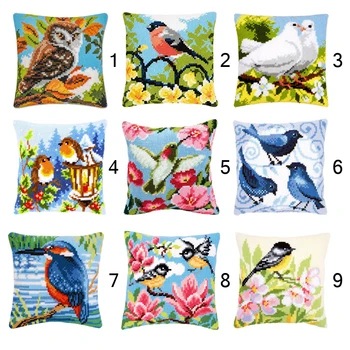 Latch Hook Bird Animal Cushion Kit Pillow Case Crochet Hobby & Crafts DIY Yarn for Embroidery Art Cushion Cover Sofa Bed Pillows
Latch Hook Bird Animal Cushion Kit Pillow Case Crochet Hobby & Crafts DIY Yarn for Embroidery Art Cushion Cover Sofa Bed Pillows