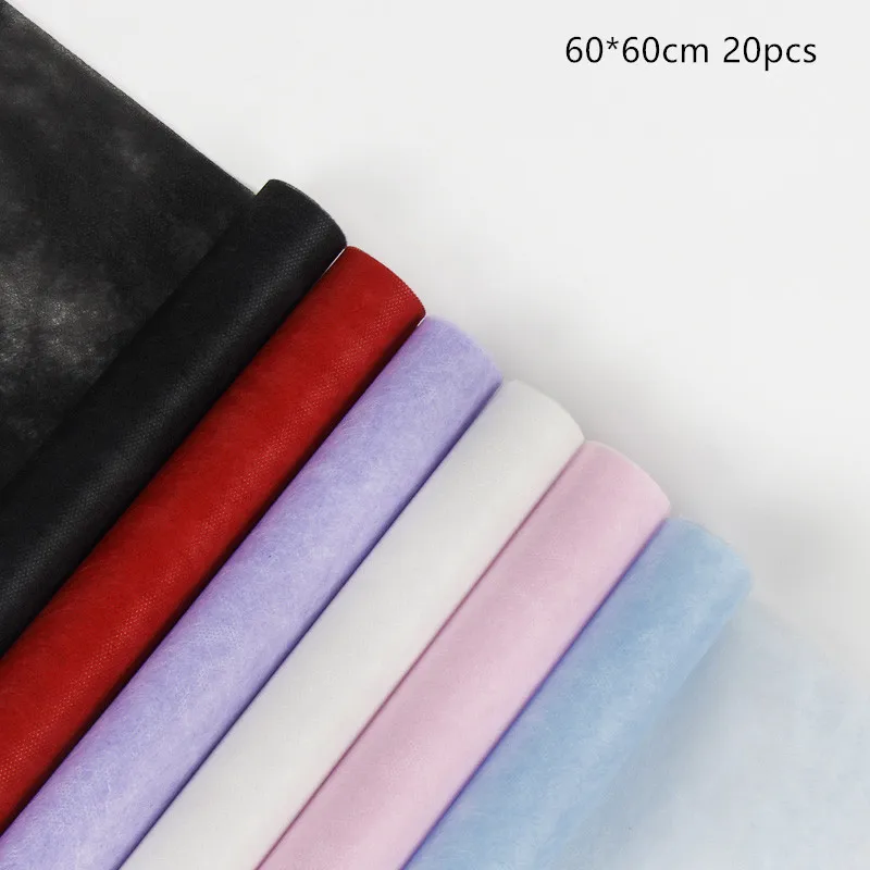 20pcs Korean New Silk Non-woven Fabric Translucent Breathable Flowers Bunch Wrapping Paper Lined Paper Flower Material
20pcs Korean New Silk Non-woven Fabric Translucent Breathable Flowers Bunch Wrapping Paper Lined Paper Flower Material