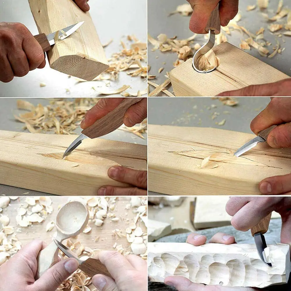 Woodworking Wood Carving Kit Set Hand Carving Chisel Gouge Wood Knife Tools Carpenter Chisel Sharp-edged DIY G1F4
Woodworking Wood Carving Kit Set Hand Carving Chisel Gouge Wood Knife Tools Carpenter Chisel Sharp-edged DIY G1F4