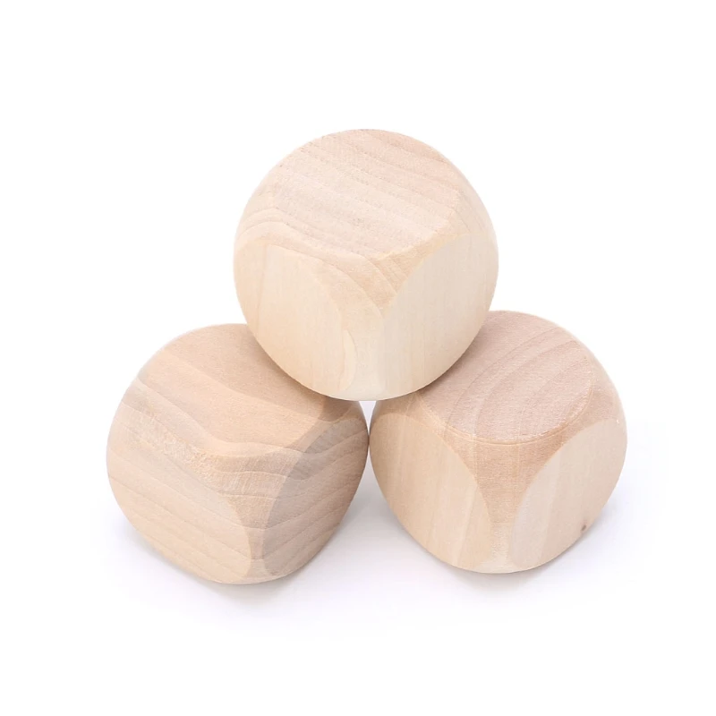 1pc 6 Sided 40mm Blank Wood Dice Kid Toys Printing Engraving Write Painting DIY Family Game
1pc 6 Sided 40mm Blank Wood Dice Kid Toys Printing Engraving Write Painting DIY Family Game