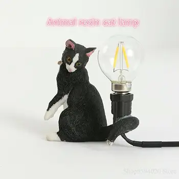 Nordic Animals Resin Table Lamp Cat Lamp Table Light Children's Bedroom Living Room Table Light Bedside Table Decoration Lamp
Nordic Animals Resin Table Lamp Cat Lamp Table Light Children's Bedroom Living Room Table Light Bedside Table Decoration Lamp