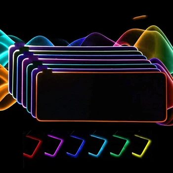 RGB Gaming Mouse Pad Large Mouse Pad Gamer Led Computer Mousepad Big Mouse Mat with Backlight Carpet For keyboard Desk Mat
RGB Gaming Mouse Pad Large Mouse Pad Gamer Led Computer Mousepad Big Mouse Mat with Backlight Carpet For keyboard Desk Mat