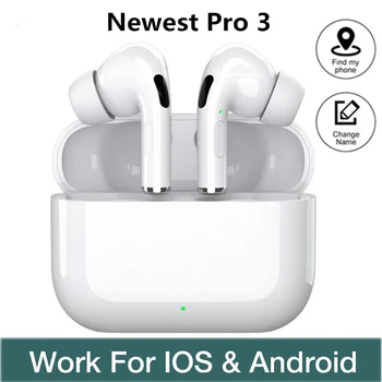 Pro 3 TWS Airpoding Bluetooth Earphone Wireless Headphones Earbuds Stereo Headset Sports Gaming Headset For IOS Android Phone
Pro 3 TWS Airpoding Bluetooth Earphone Wireless Headphones Earbuds Stereo Headset Sports Gaming Headset For IOS Android Phone