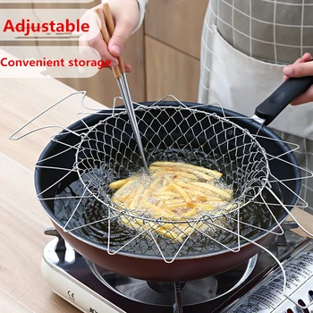 1pcs Foldable Steam Rinse Strain Fry French Chef Basket Magic Basket Mesh Basket Strainer Net Kitchen Cooking Tool Drop Shipping
1pcs Foldable Steam Rinse Strain Fry French Chef Basket Magic Basket Mesh Basket Strainer Net Kitchen Cooking Tool Drop Shipping