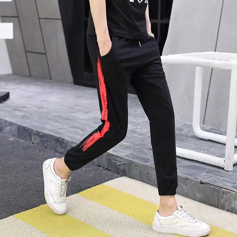 2018 Summer New Style Men Fashion Japanese-style Beam Leg Trend Capri Pants Teenager Casual Cool Splash-Ink Pants
2018 Summer New Style Men Fashion Japanese-style Beam Leg Trend Capri Pants Teenager Casual Cool Splash-Ink Pants