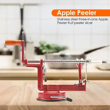 Stainless Steel 3 in 1 Apple Peeler Fruit Peeler Slicing Machine hand-cranked Potato Peeler Slicer Kitchen Tools
Stainless Steel 3 in 1 Apple Peeler Fruit Peeler Slicing Machine hand-cranked Potato Peeler Slicer Kitchen Tools