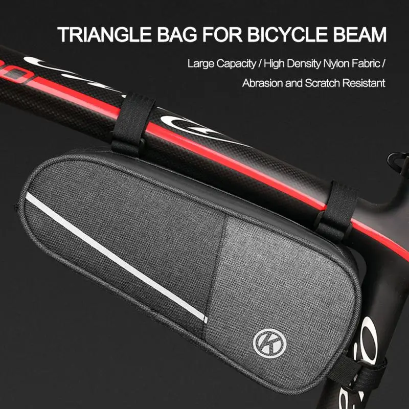 Nylon Reflective Effect Bike Triangle Frame Front Tube Frame Bag Phone Waterproof Bike Bicycle Cycling Bag Bicycle Bags
Nylon Reflective Effect Bike Triangle Frame Front Tube Frame Bag Phone Waterproof Bike Bicycle Cycling Bag Bicycle Bags
