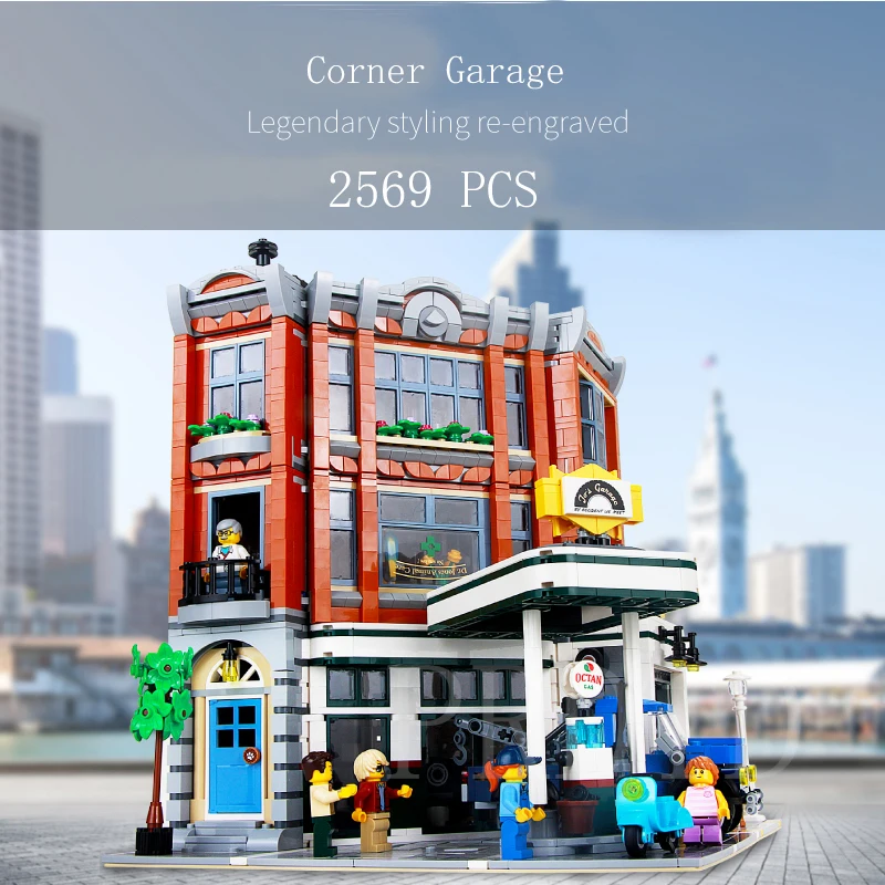 New Corner Garage Compatible lEGOED Creator Expert 10264 15042 Building Blocks Bricks Figures Educational Toys Gifts
New Corner Garage Compatible lEGOED Creator Expert 10264 15042 Building Blocks Bricks Figures Educational Toys Gifts